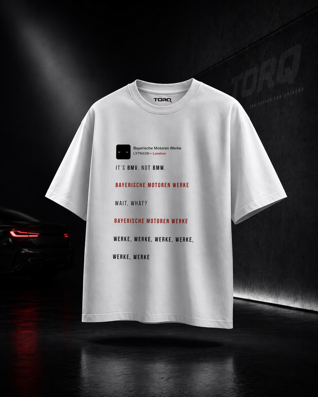 Its BMV Oversized T-Shirt