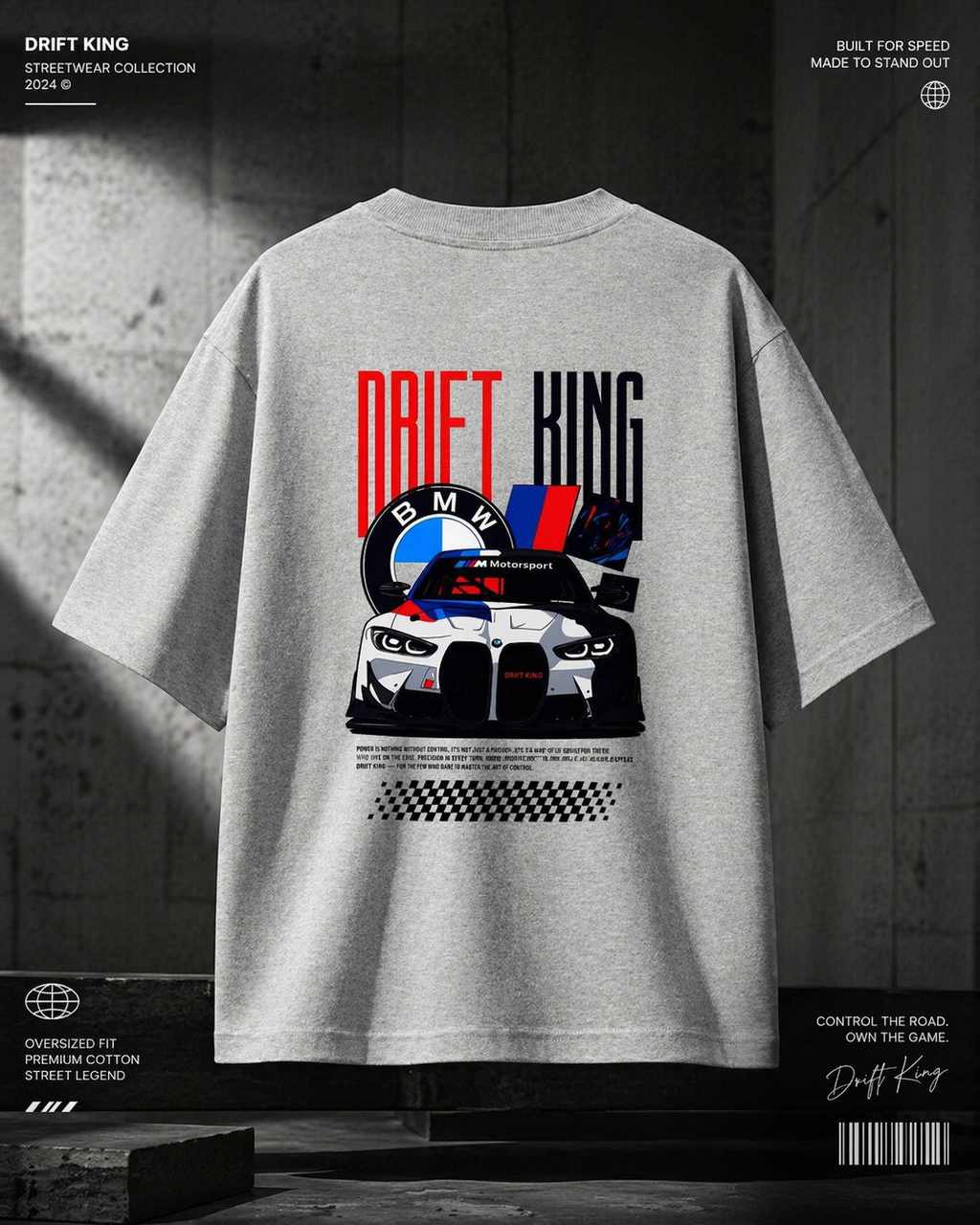 Drift King M Oversized T-Shirt