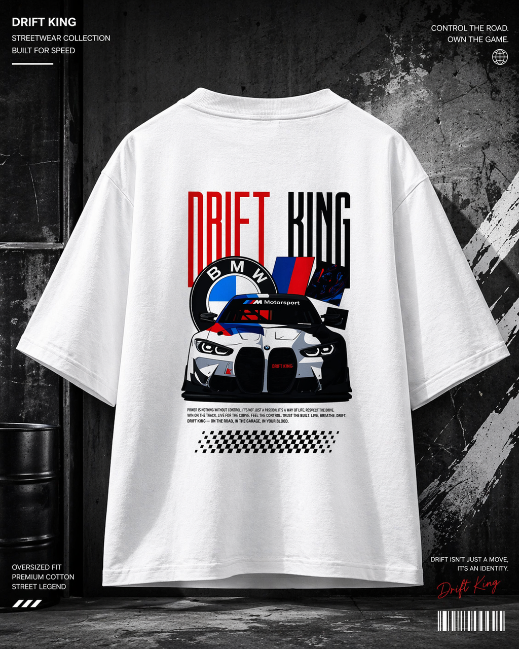 Drift King M Oversized T-Shirt