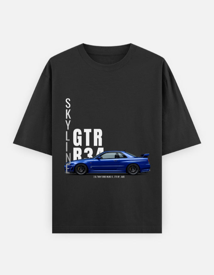 TORQ Skyline GT-R R34 Tee – JDM Legend Edition